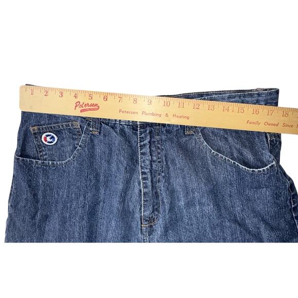 G Unit Denim jeans Mens 36x34 Blue‎ Casual Baggy Y2K Skater Hip Hop - Picture 8 of 12
